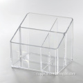 Clear Plastic Makeup Organizer Case with Compartments